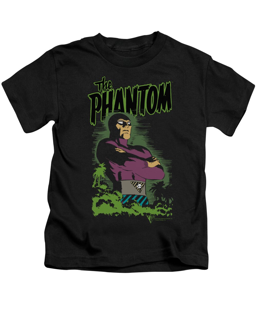  Kids T-Shirt featuring the digital art Phantom - Jungle Protector by Brand A