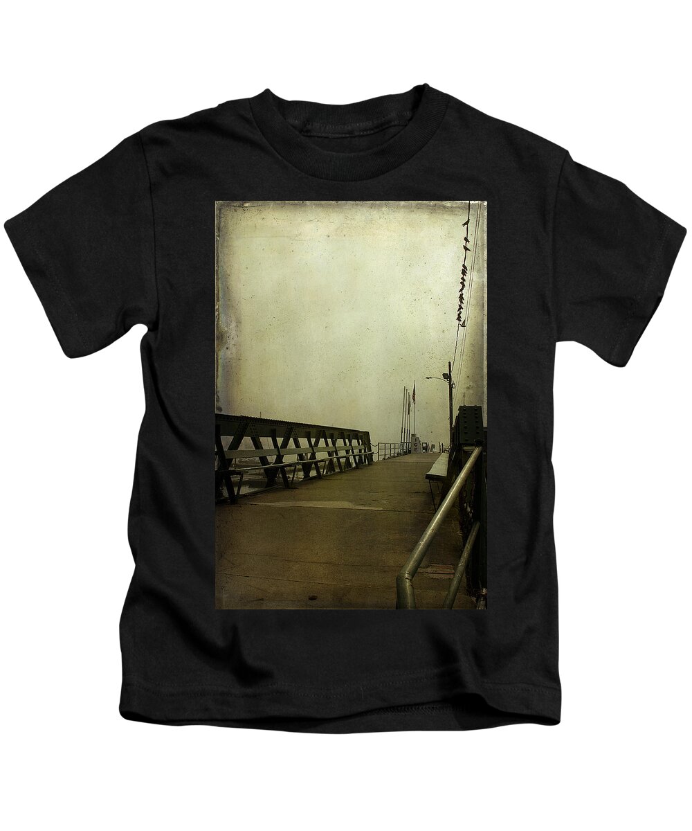 Pier Kids T-Shirt featuring the photograph Pier by Cindi Ressler