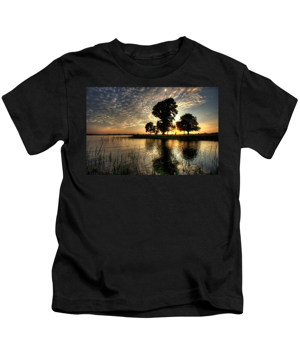 Blue Hour Kids T-Shirt featuring the photograph Pithers Oaks by Jakub Sisak