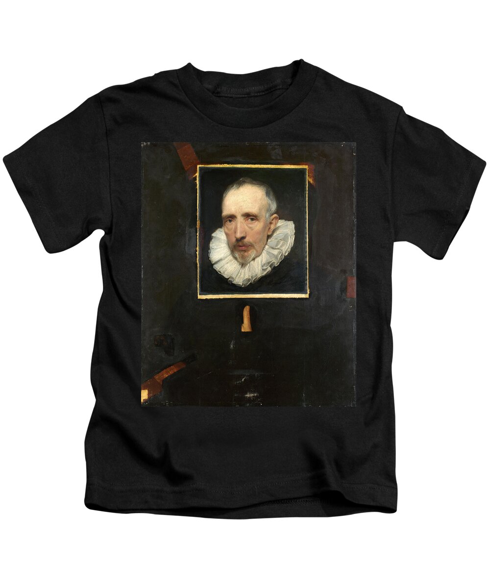 Anthony Van Dyck Kids T-Shirt featuring the painting Portrait of Cornelis van der Geest by Anthony van Dyck