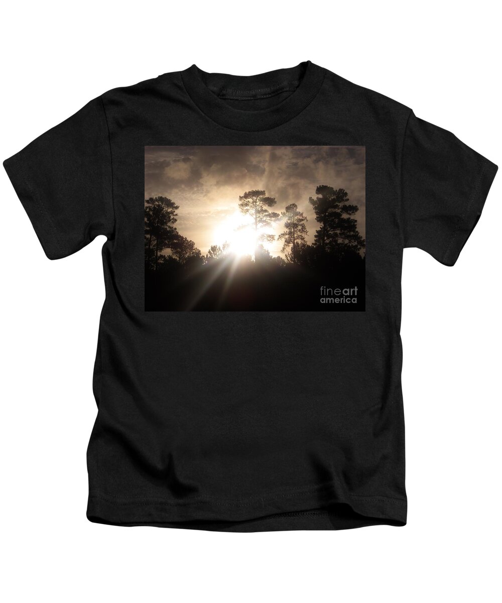 Sunrise Kids T-Shirt featuring the digital art Rays Of Hope #1 by Matthew Seufer