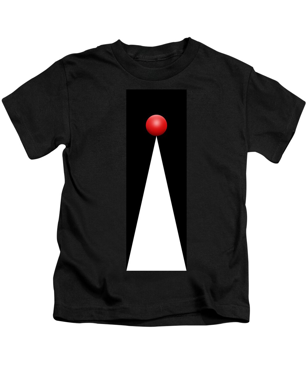 Pop Art Kids T-Shirt featuring the photograph Red Ball 28 by Mike McGlothlen