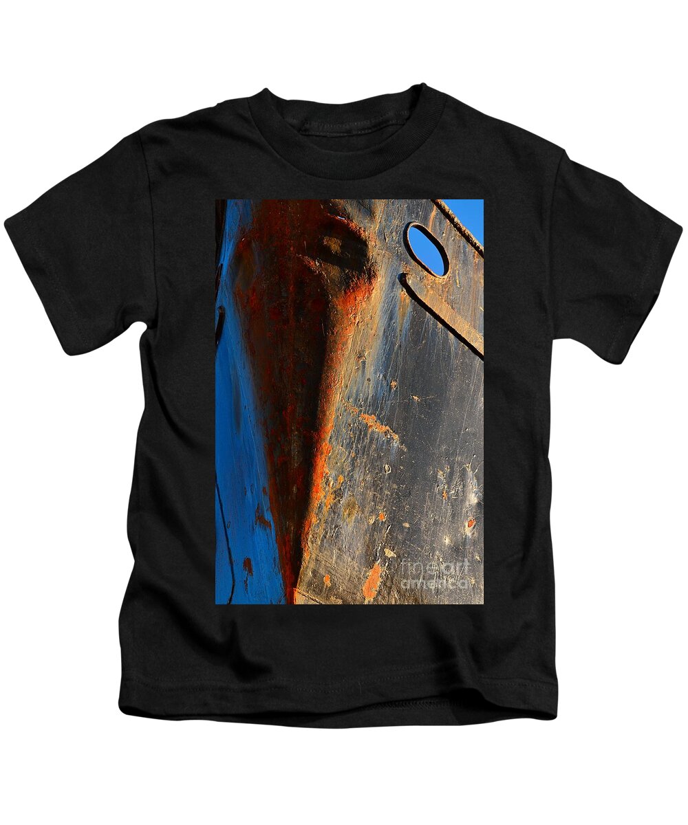 Abstract Kids T-Shirt featuring the photograph Rusty Vee by Lauren Leigh Hunter Fine Art Photography
