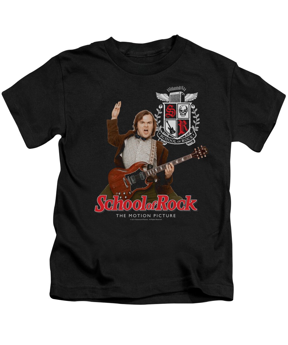Celebrity Kids T-Shirt featuring the digital art School Of Rock - The Teacher Is In by Brand A