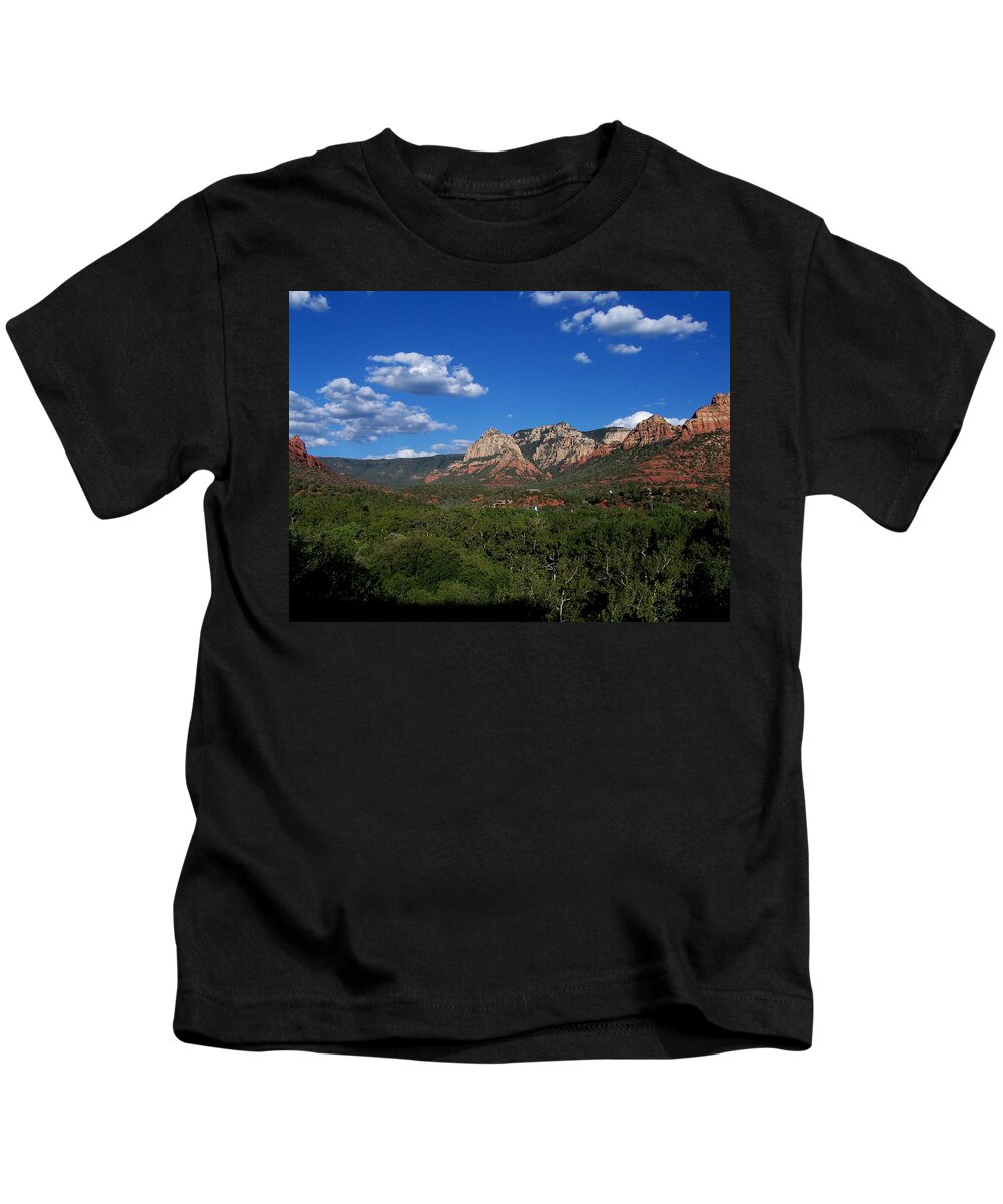 Valley Kids T-Shirt featuring the photograph Sedona-3 by Dean Ferreira