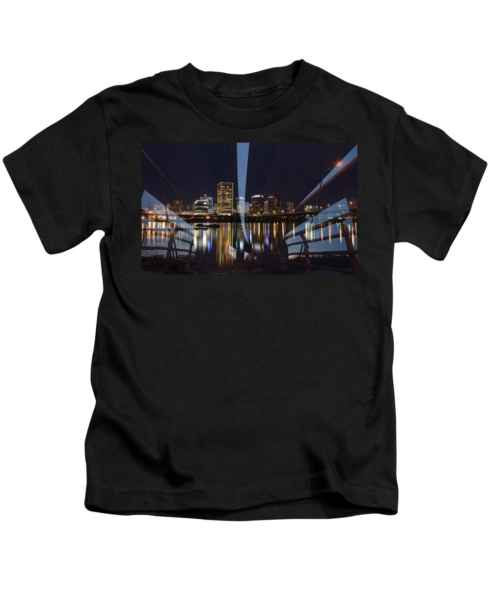 Richmond Kids T-Shirt featuring the photograph Seeing Double by Stacy Abbott