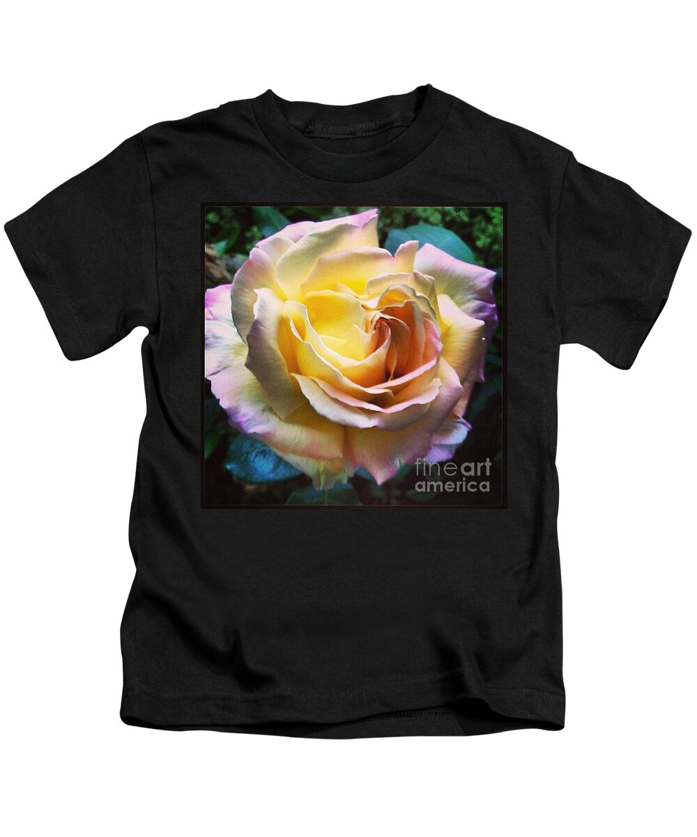 Rose Kids T-Shirt featuring the photograph She's Like A Rainbow by Denise Railey