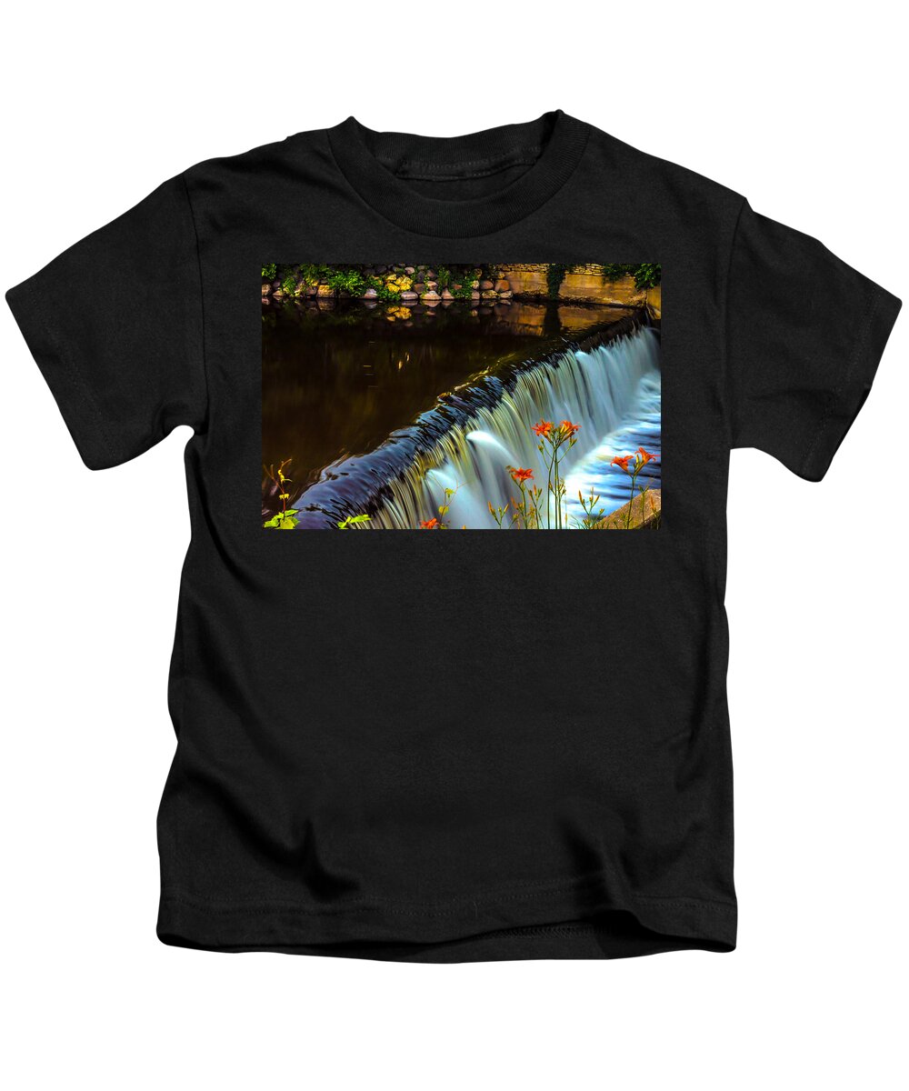 Dam Kids T-Shirt featuring the photograph Silk and Flowers by James Meyer