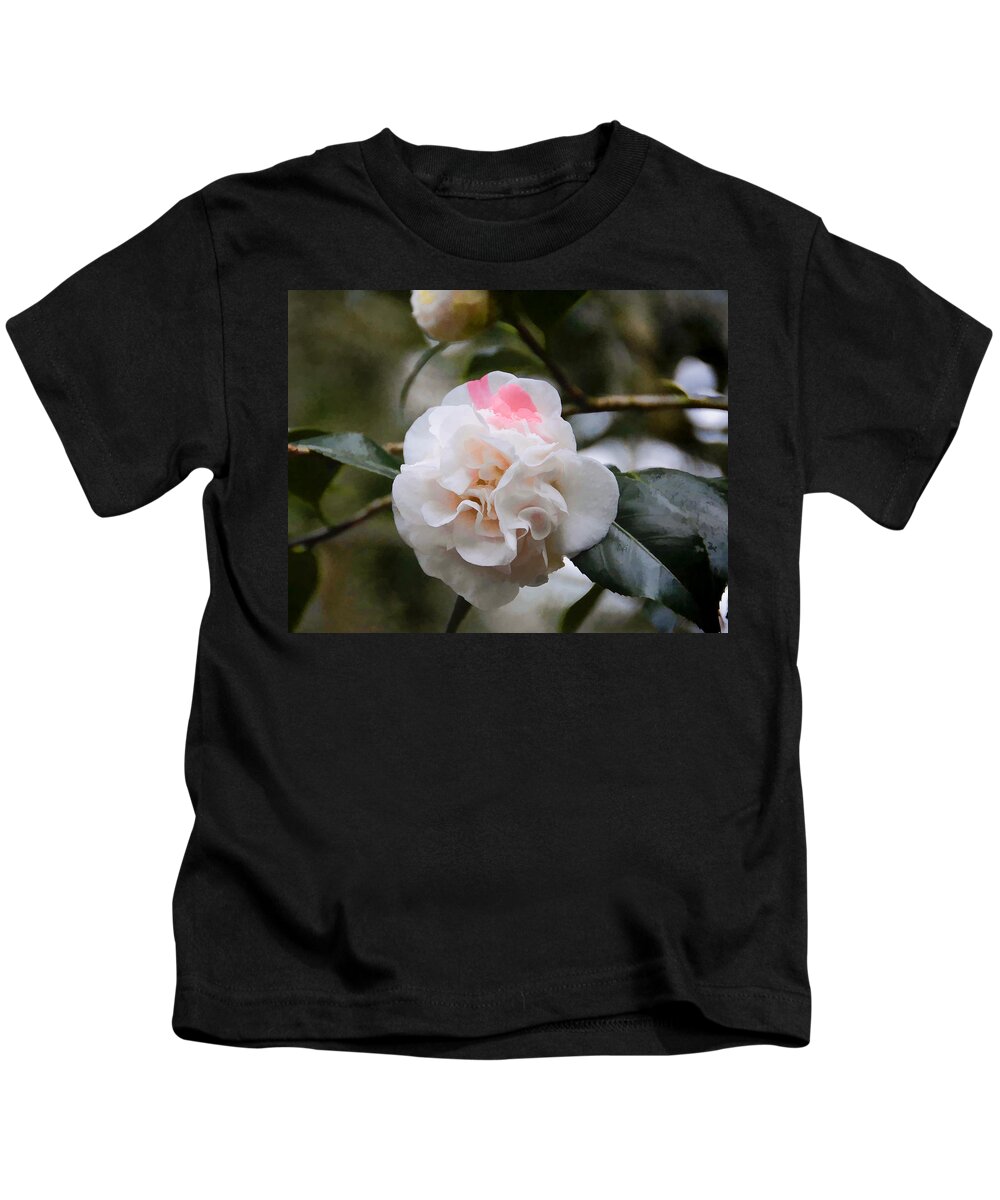 Beautiful Kids T-Shirt featuring the photograph Splash of Pink by Penny Lisowski
