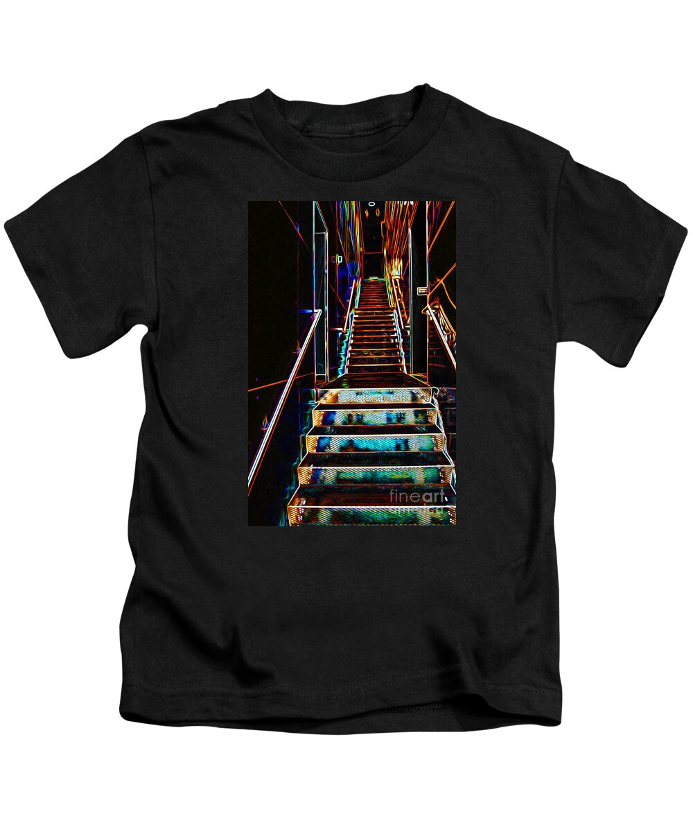 Glow Kids T-Shirt featuring the photograph Stairway to Heaven by Phil Cardamone