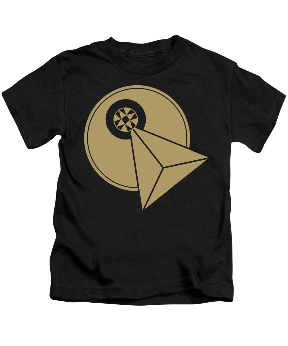 Star Trek Kids T-Shirt featuring the digital art Star Trek - Vulcan Logo by Brand A