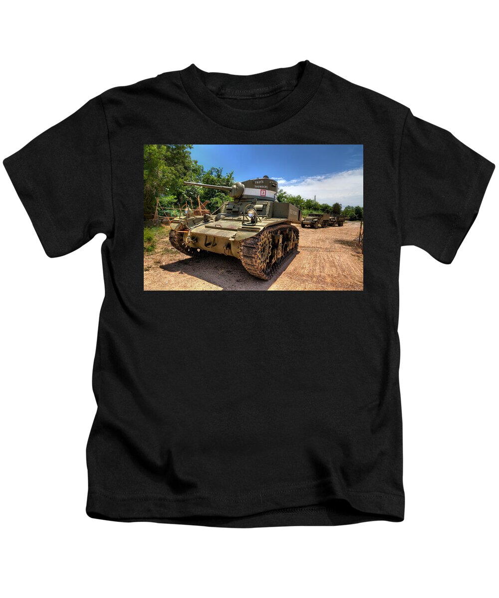 Tim Stanley Kids T-Shirt featuring the photograph Stuart Tank by Tim Stanley