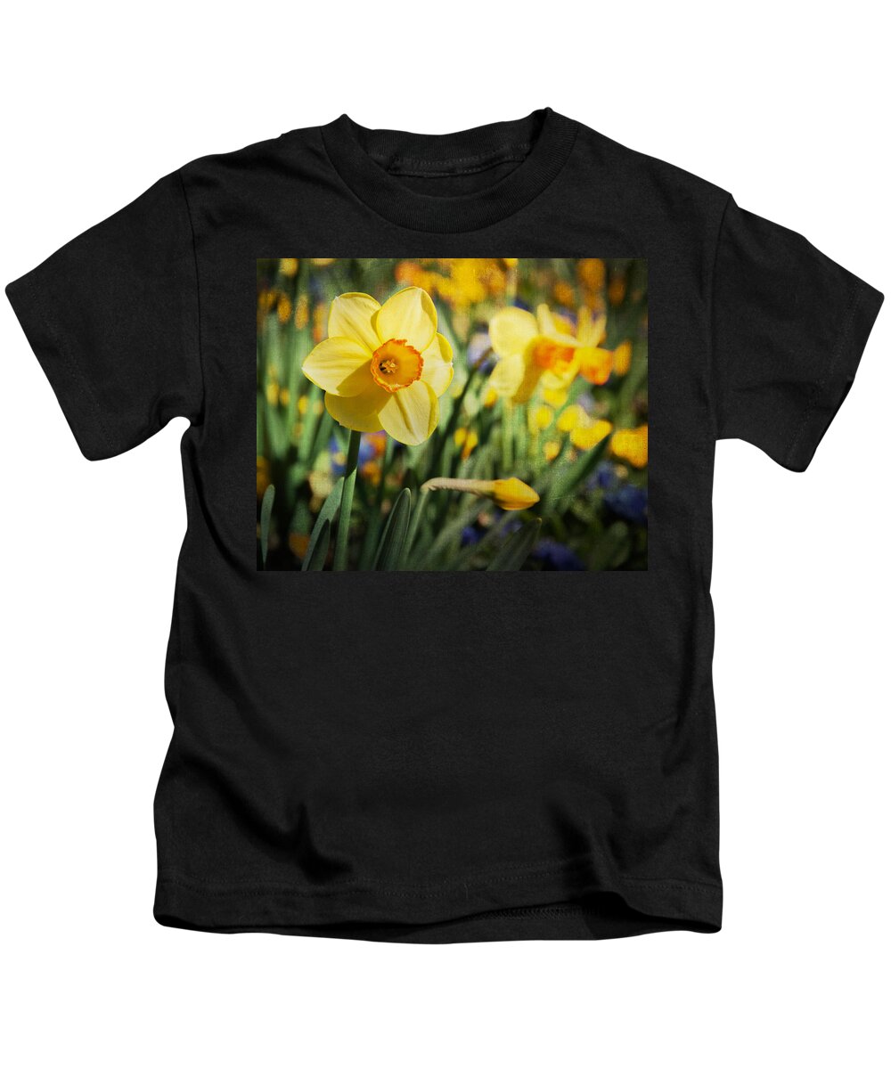 Yellow Kids T-Shirt featuring the photograph Sun Seeker by Jeff Mize
