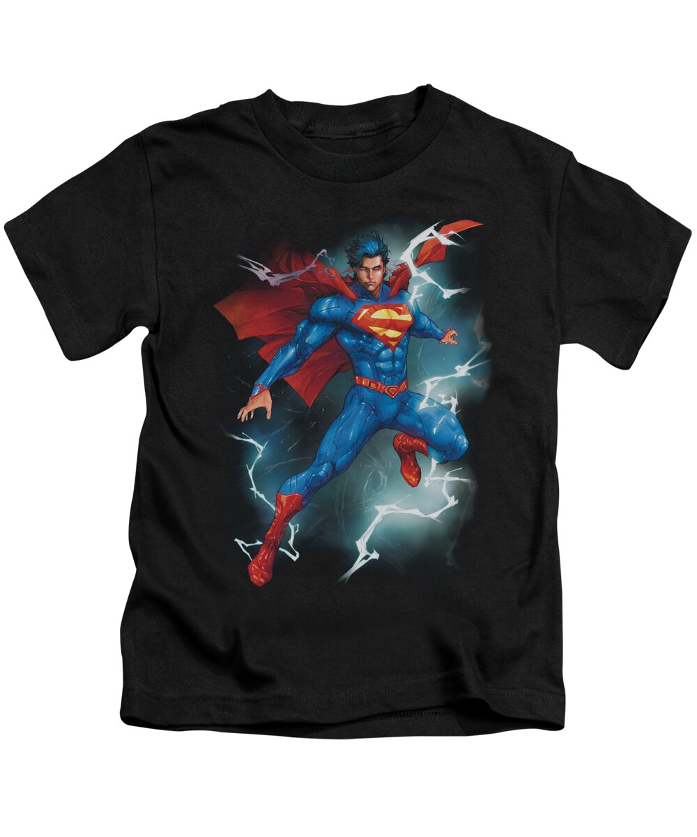 Superman Kids T-Shirt featuring the digital art Superman - Annual #1 Cover by Brand A