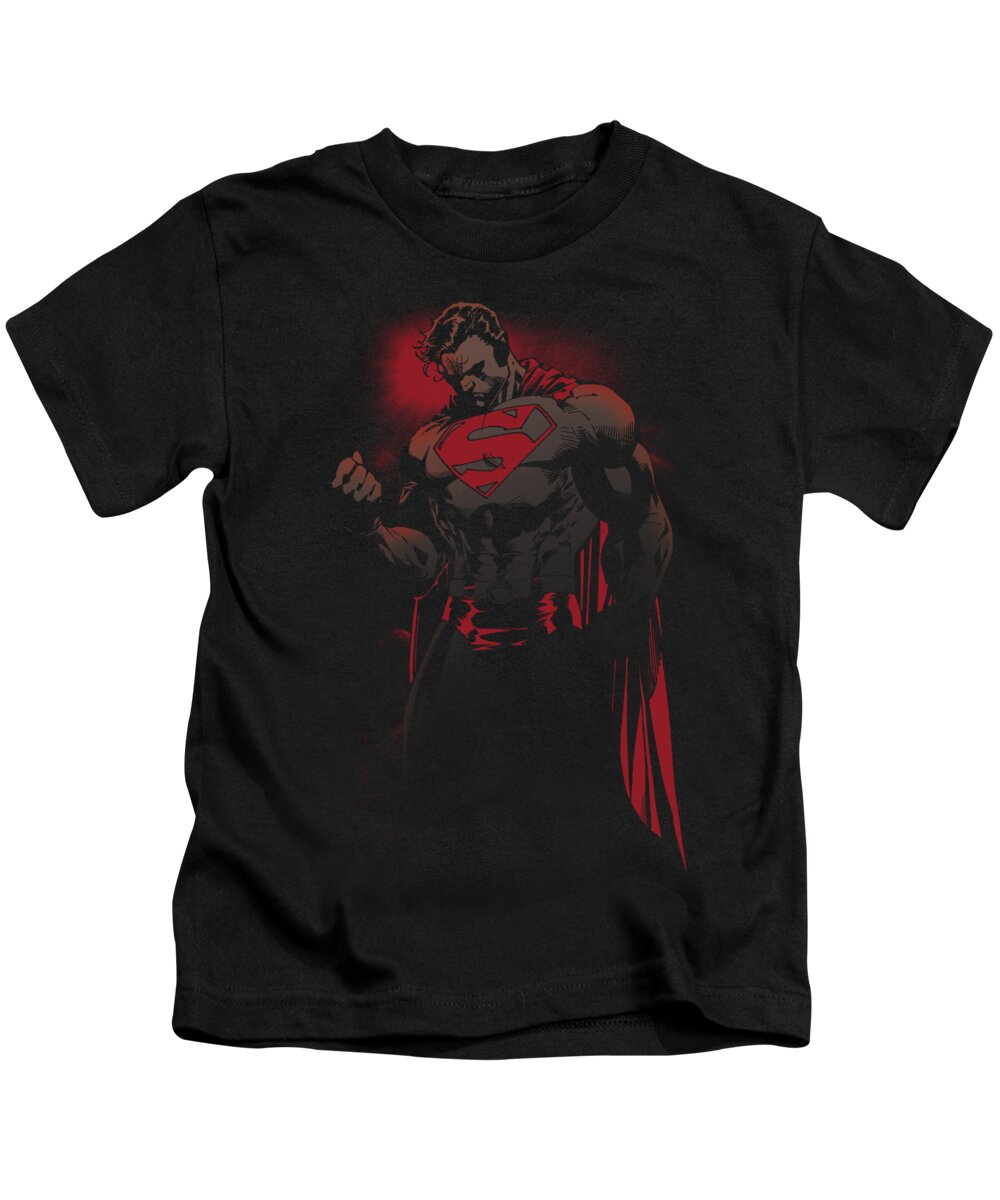  Kids T-Shirt featuring the digital art Superman - Red Son by Brand A