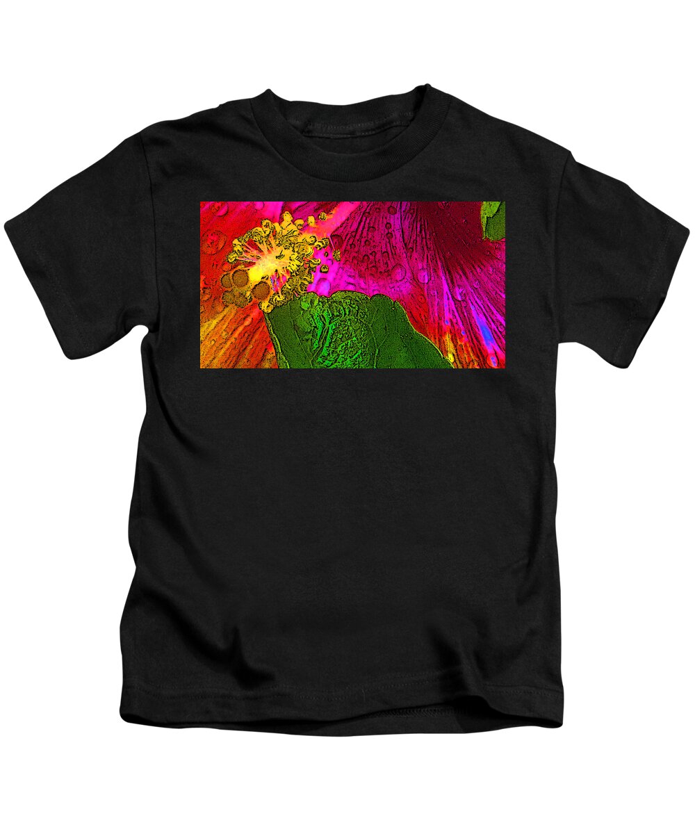 Abstract Kids T-Shirt featuring the photograph Tenderness by Dart Humeston