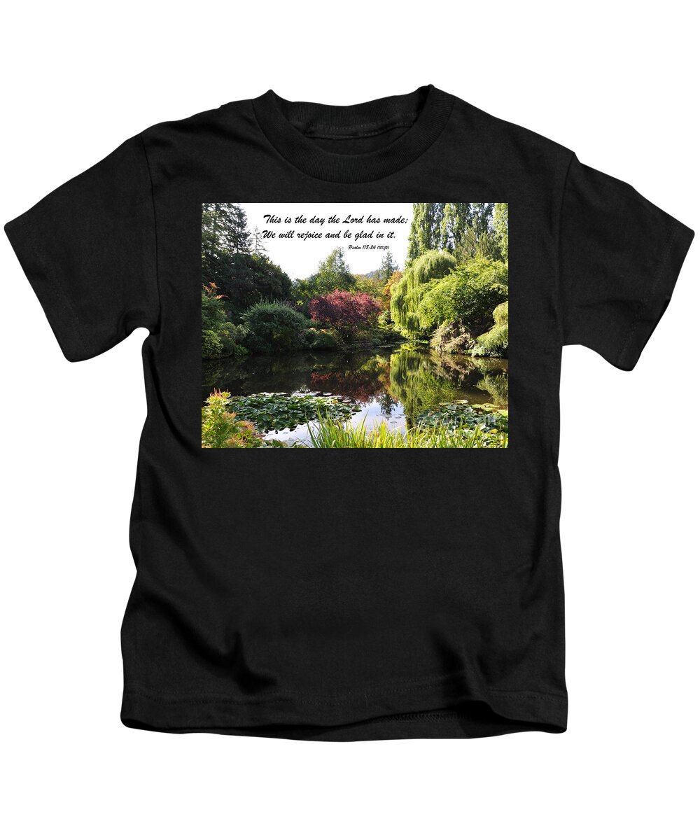 Religious Kids T-Shirt featuring the digital art The Day The Lord Has Made by Kirt Tisdale