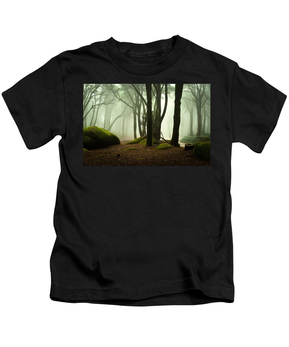 Nature Kids T-Shirt featuring the photograph The elf world by Jorge Maia