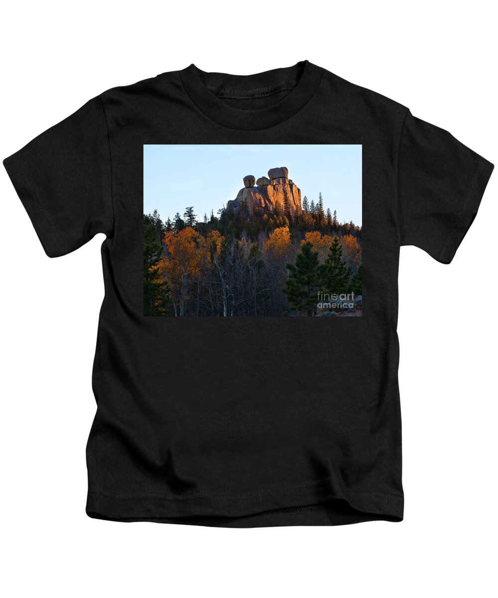 Autumn Colors Kids T-Shirt featuring the photograph The Red Head by Jim Garrison