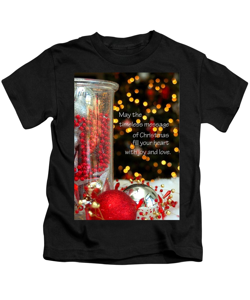 Celebrate Kids T-Shirt featuring the photograph Timeless Message 2008 by Jerry Sodorff