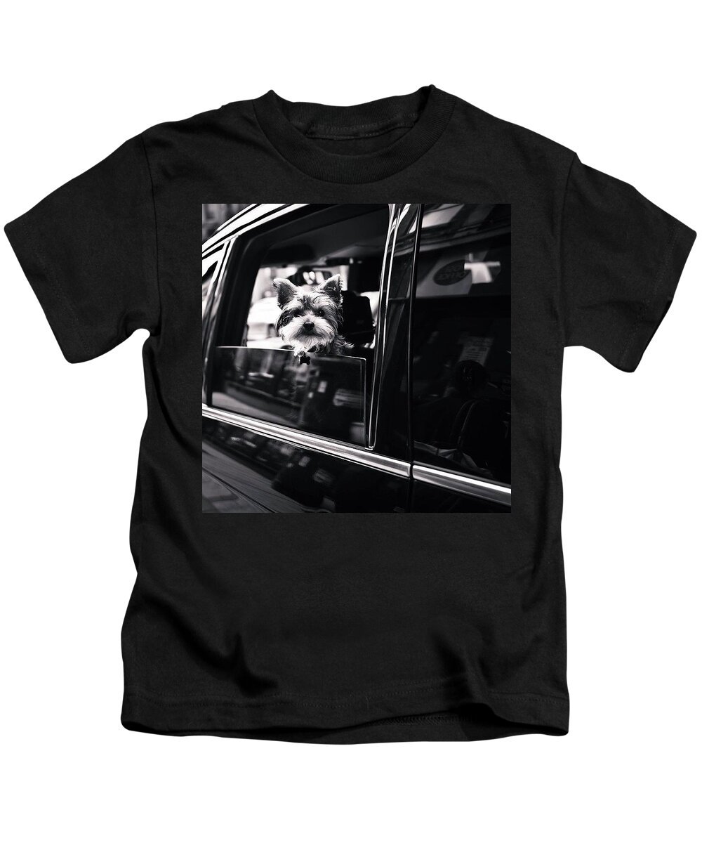 Beautiful Kids T-Shirt featuring the photograph Travelling In Style by Aleck Cartwright