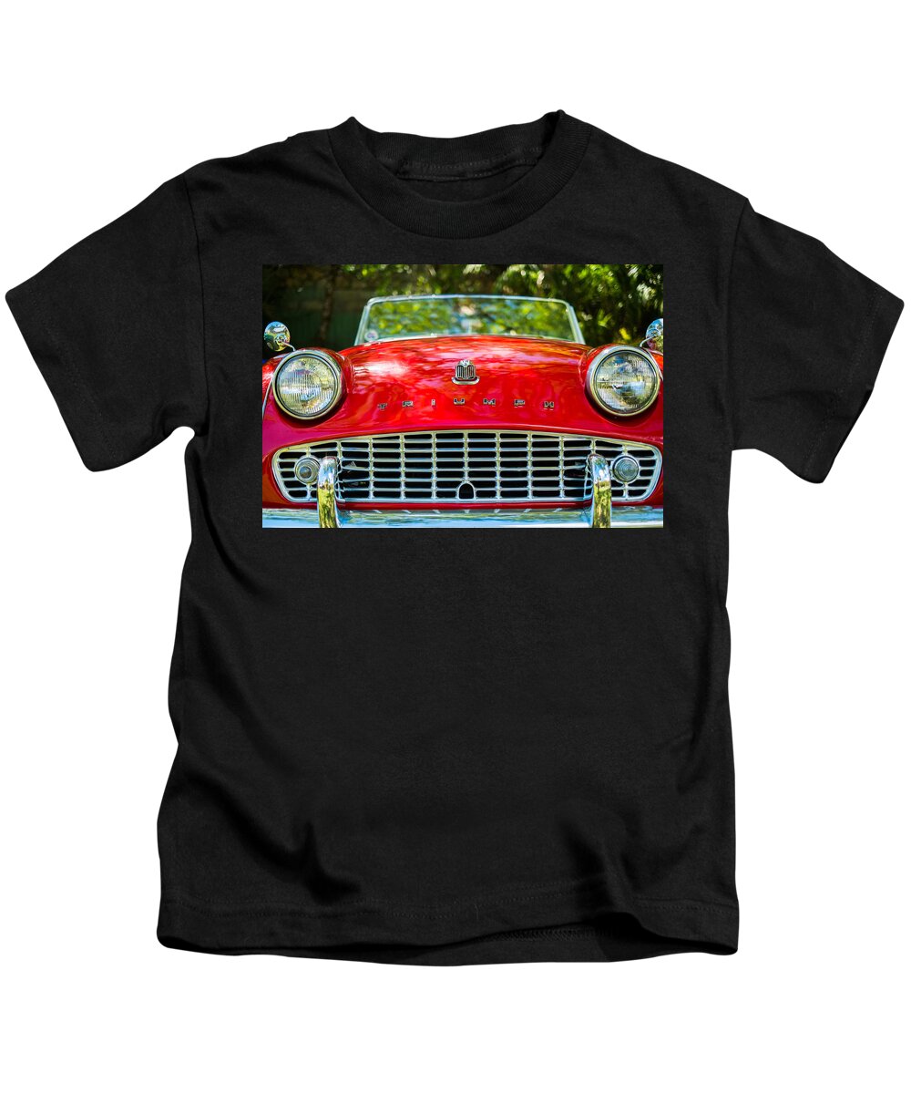 1960s Kids T-Shirt featuring the photograph Triumph TR3 by Raul Rodriguez