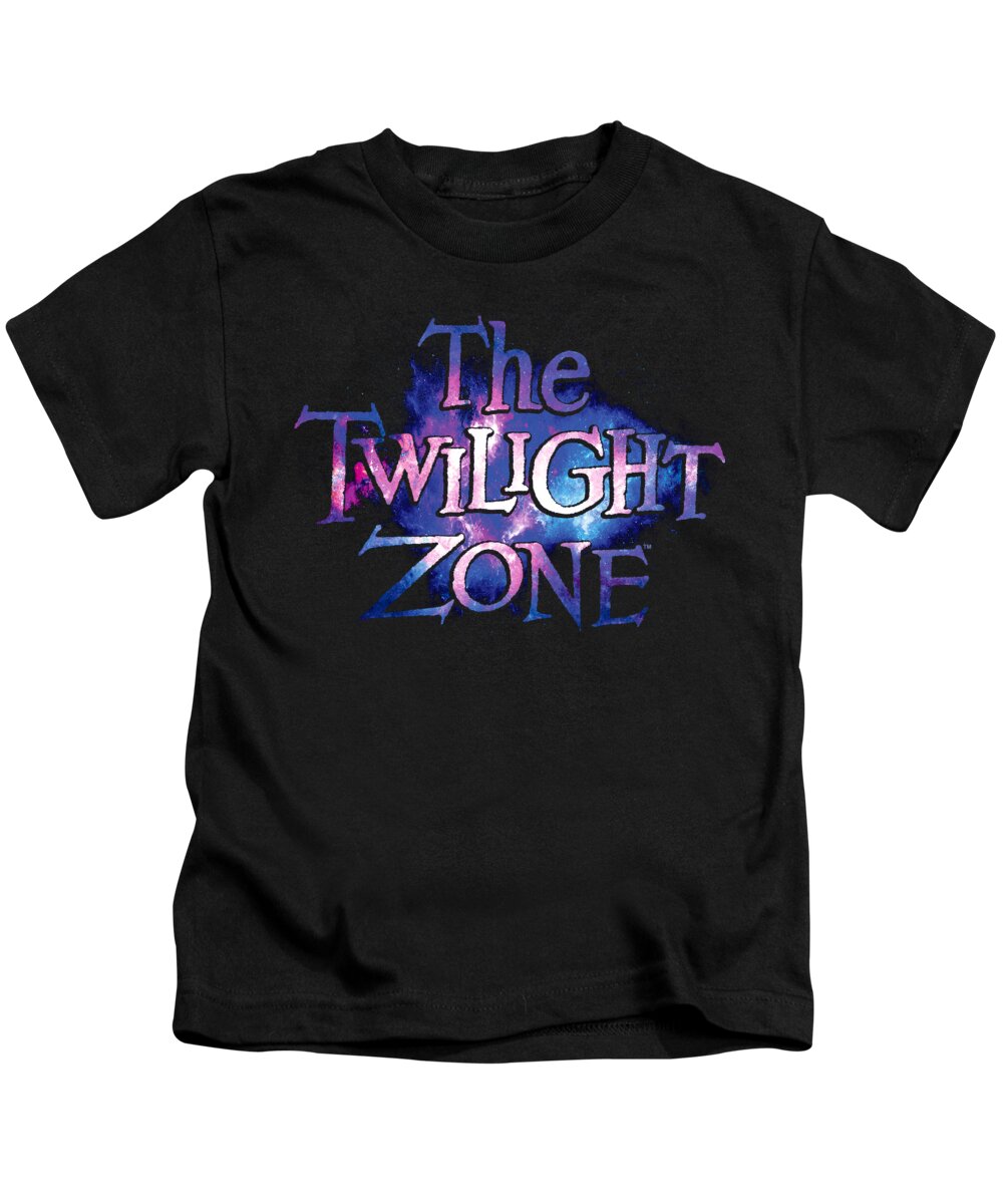  Kids T-Shirt featuring the digital art Twilight Zone - Twilight Galaxy by Brand A