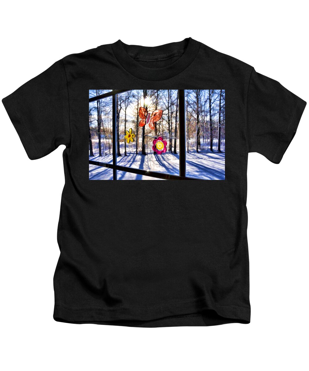 Nature Kids T-Shirt featuring the photograph Wishing For Spring 1 by Mark Madere