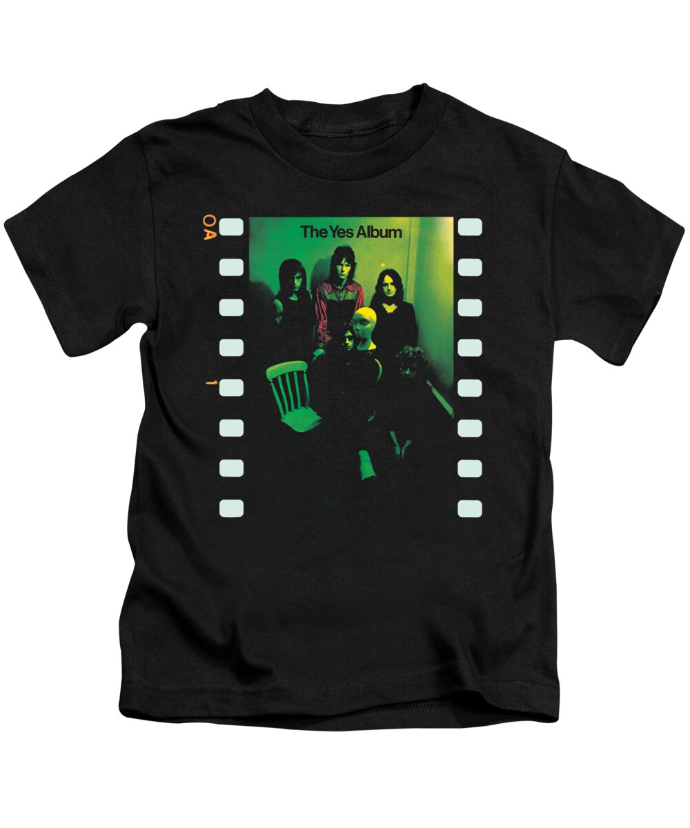  Kids T-Shirt featuring the digital art Yes - Album by Brand A