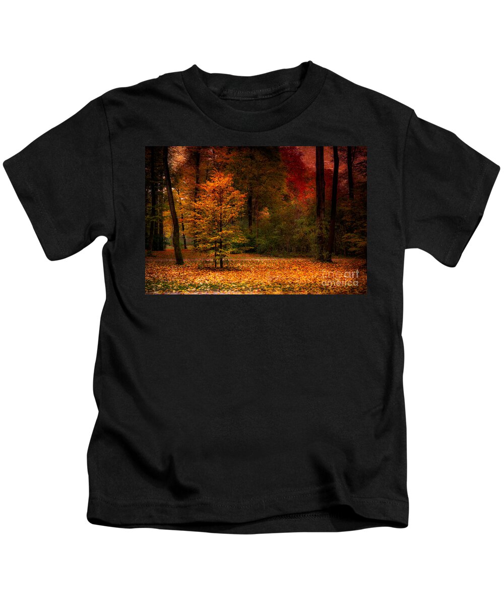 Autumn Kids T-Shirt featuring the photograph Youth by Hannes Cmarits