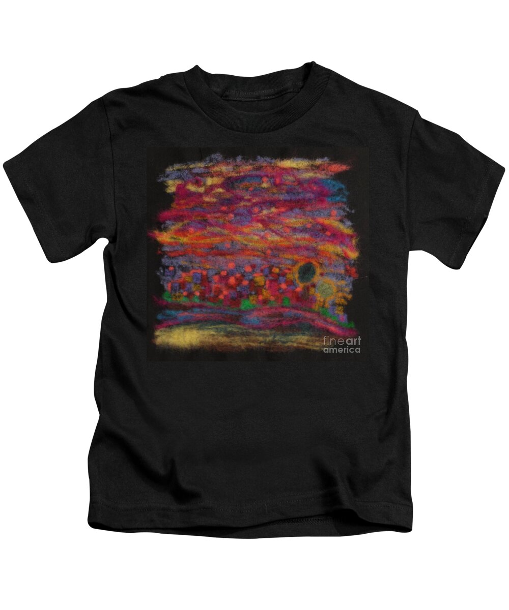 Memories Kids T-Shirt featuring the painting Recollections #2 by Heather Hennick