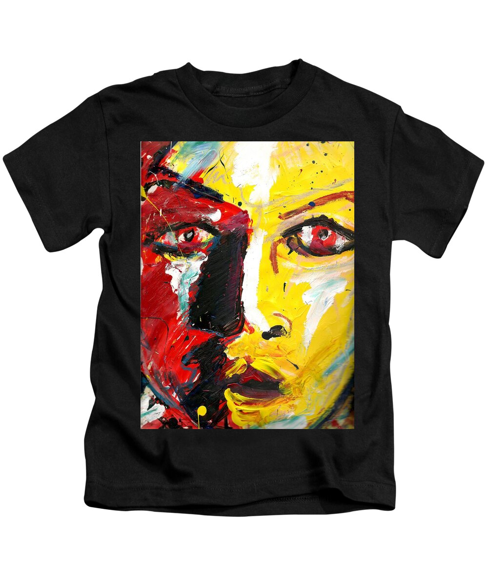 • Abstract  Kids T-Shirt featuring the painting Untitled 2011 #4 by Gustavo Ramirez
