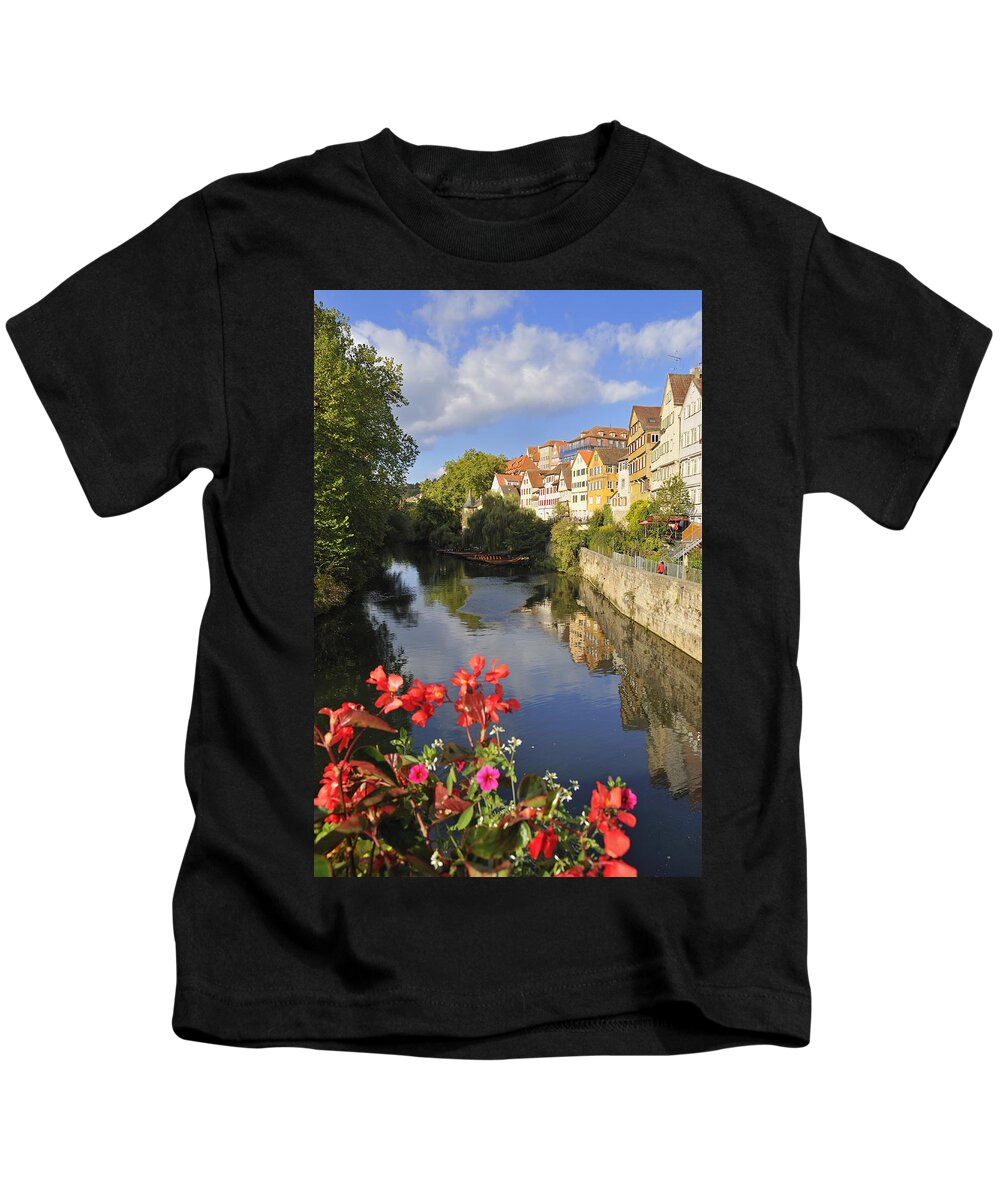Tuebingen Kids T-Shirt featuring the photograph Beautiful Tuebingen in Germany by Matthias Hauser