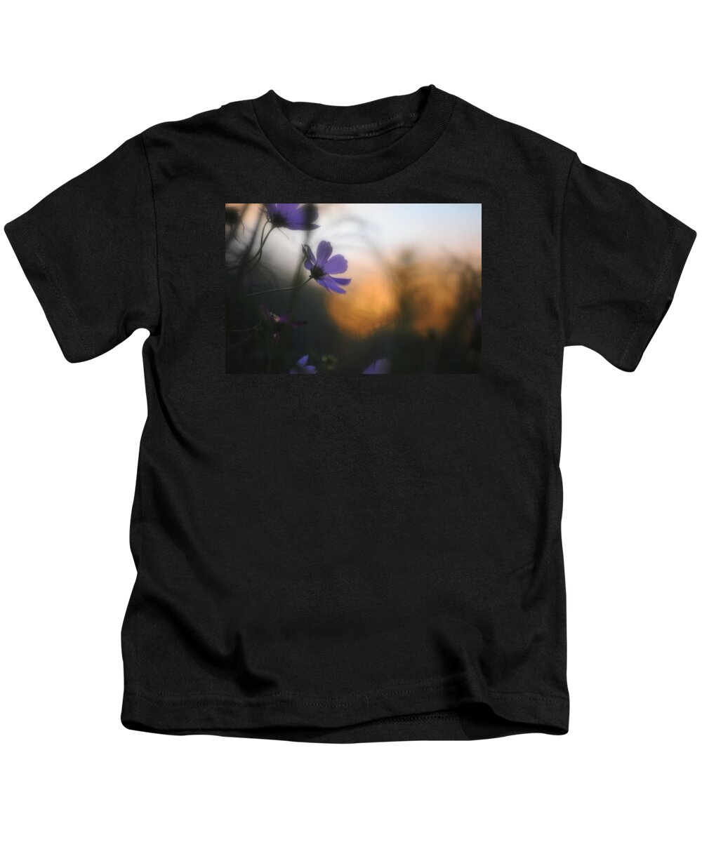 Flower Kids T-Shirt featuring the photograph Cosmo Sunset by Marysue Ryan