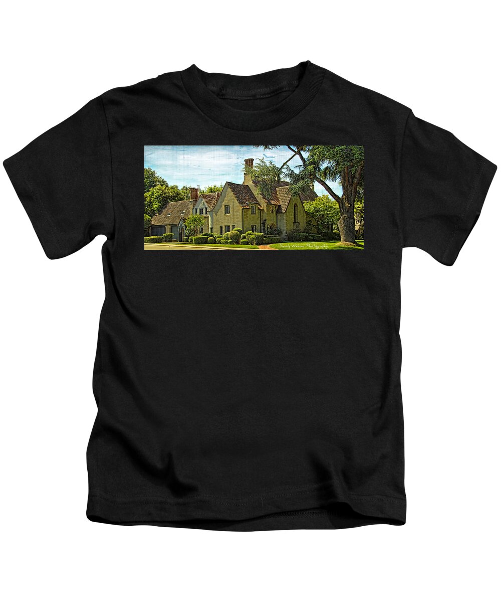 House Kids T-Shirt featuring the photograph Fabulous 40's Sacramento Home by Randy Wehner