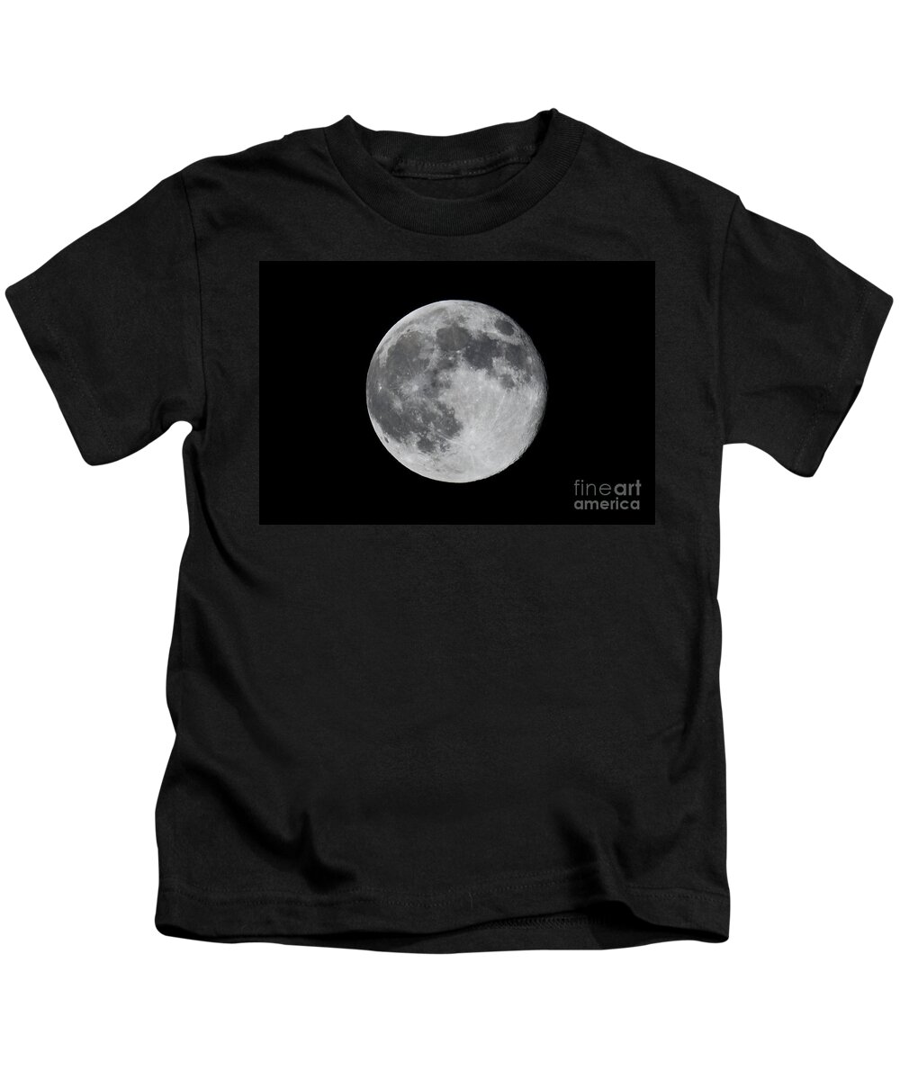 Moon Kids T-Shirt featuring the photograph Full Moon by Daniel Knighton