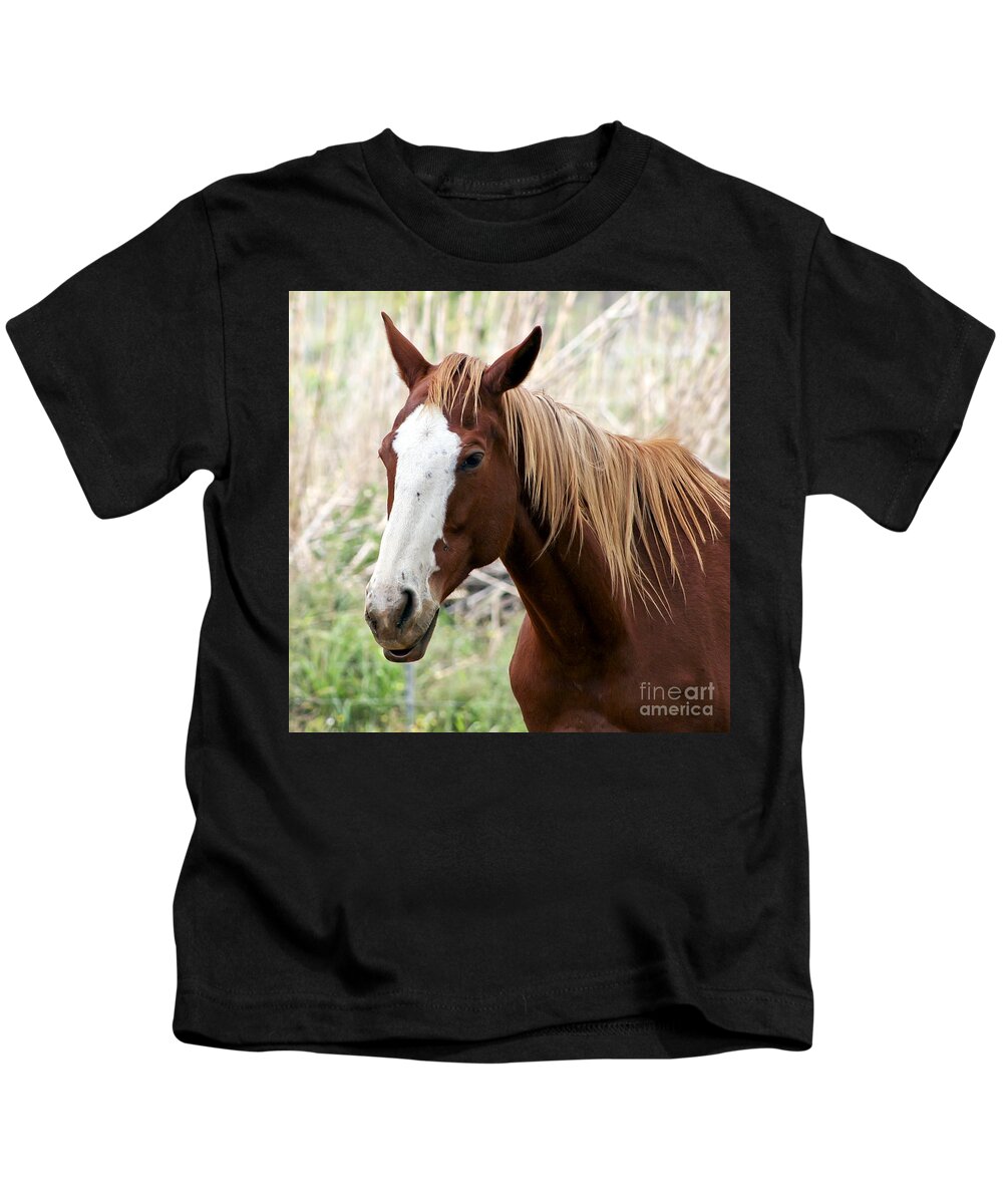 Animal Kids T-Shirt featuring the photograph Hello Beautiful by Teresa Zieba