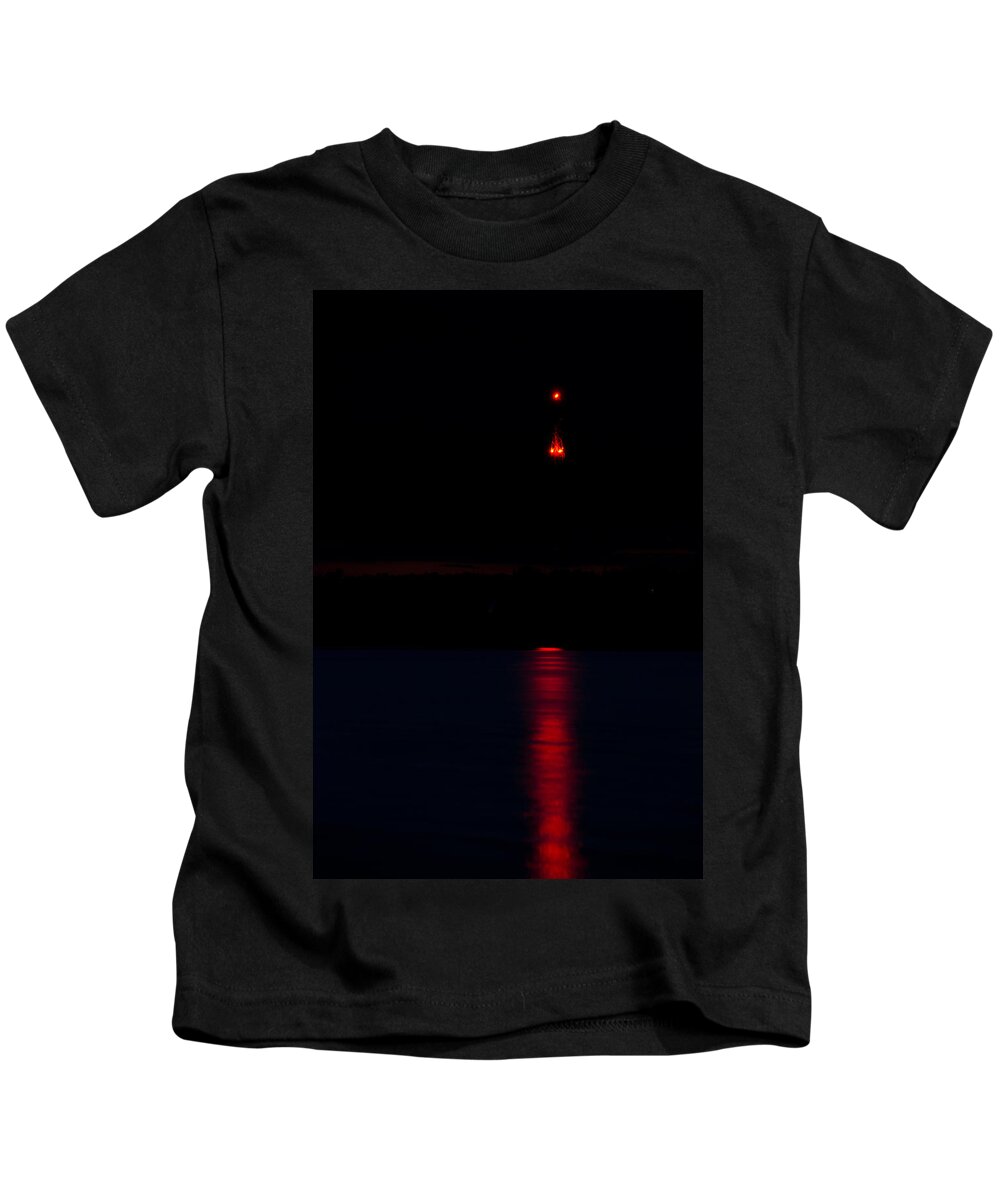 Lights Kids T-Shirt featuring the photograph Lights in the Night by Michael Goyberg