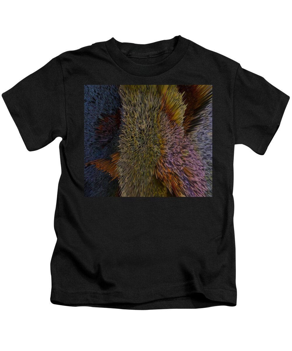 Trees Kids T-Shirt featuring the photograph on a limb in 3D by Robert Margetts