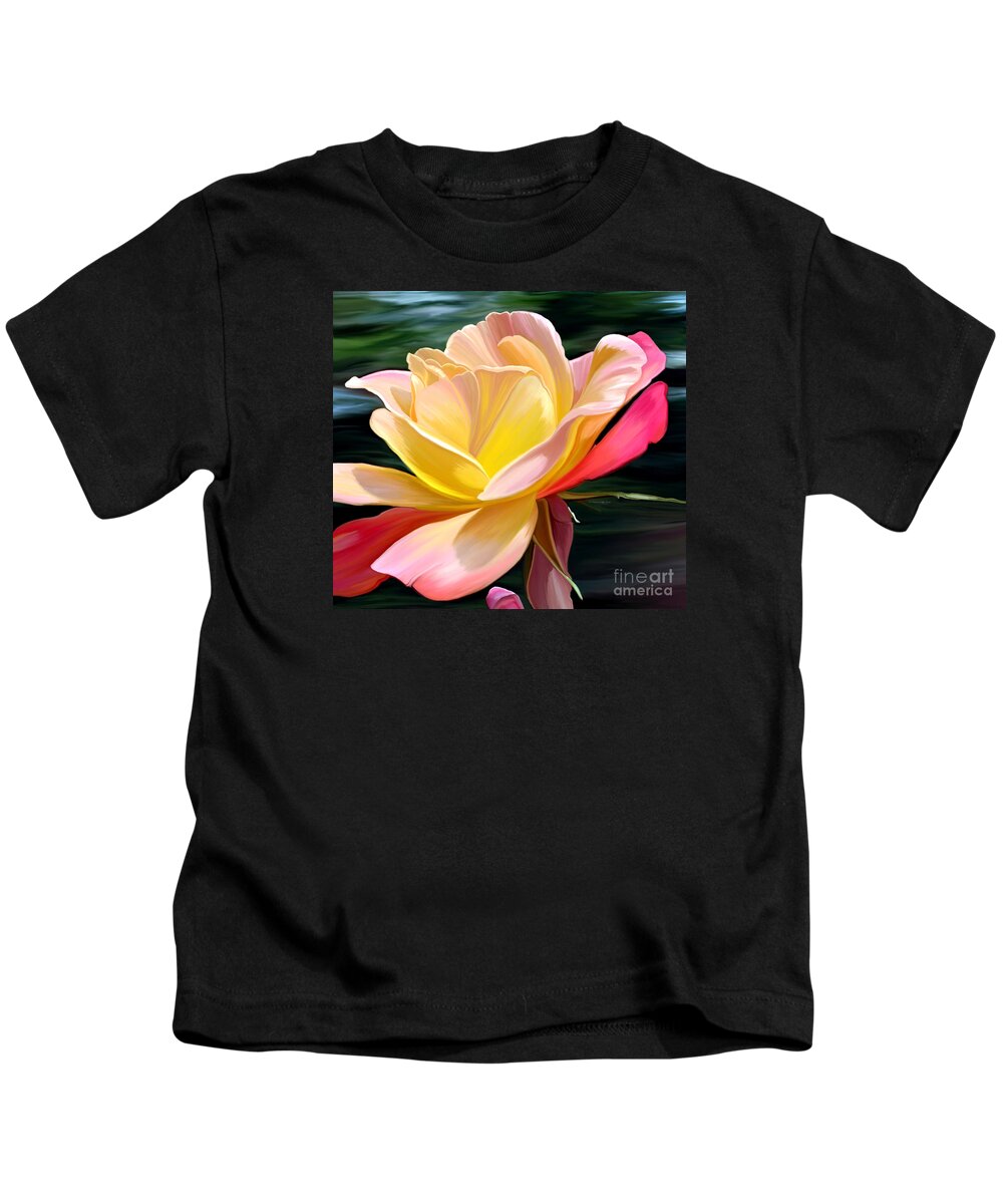 Fine Art Kids T-Shirt featuring the painting Peace by Patricia Griffin Brett