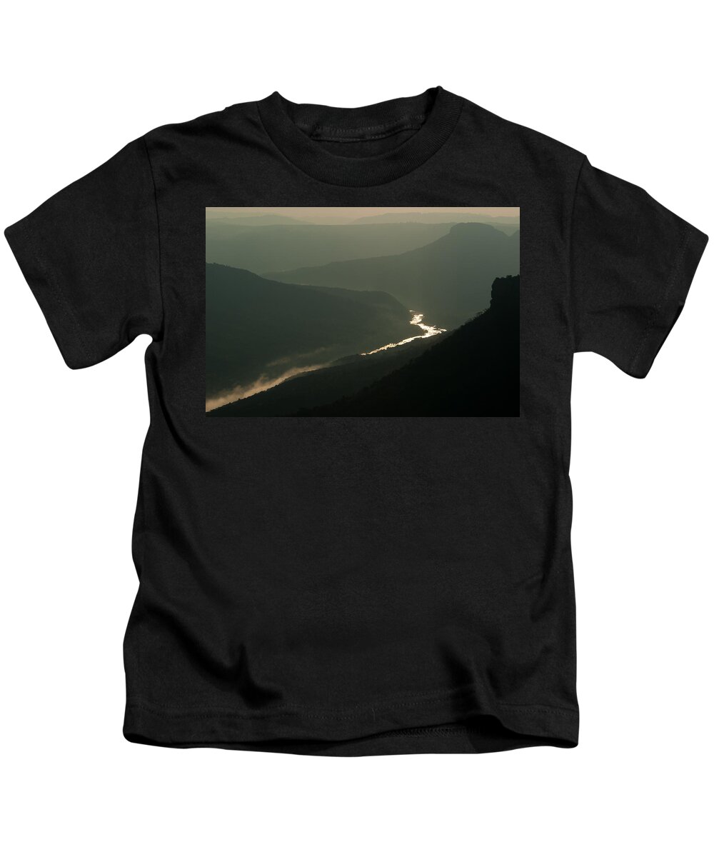 Africa Kids T-Shirt featuring the photograph Rivergold by Alistair Lyne