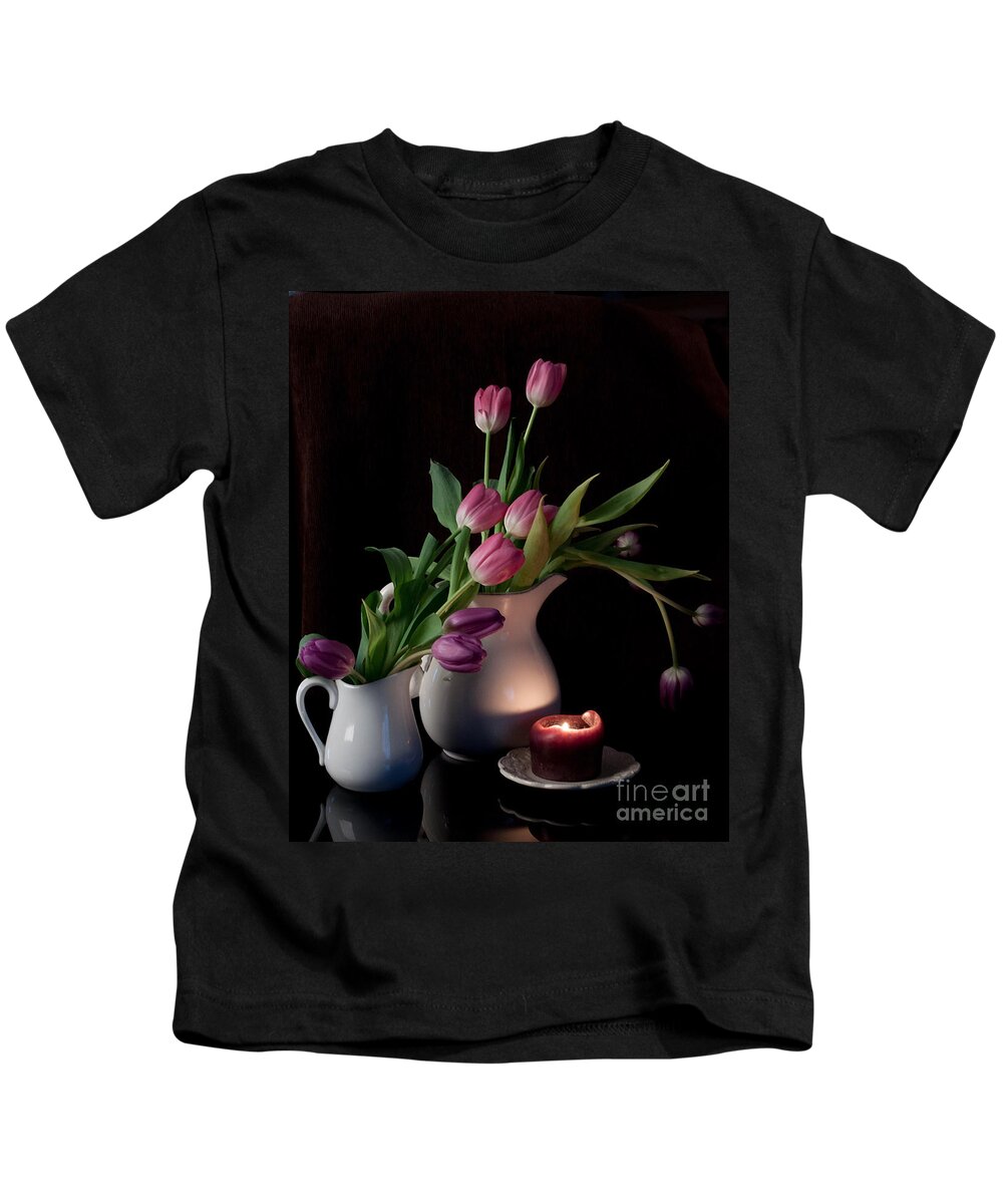 Tulips Kids T-Shirt featuring the photograph The Beauty of Tulips by Sherry Hallemeier
