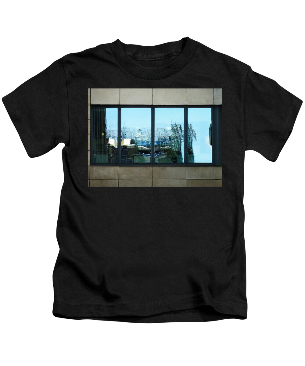 Office Kids T-Shirt featuring the photograph The Window to an Ever Changing World by Steve Taylor