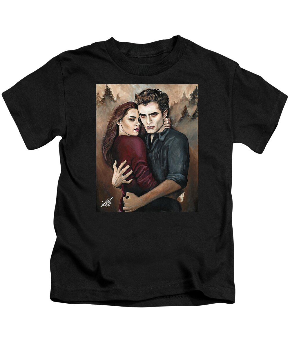 Twilight Kids T-Shirt by Tom Carlton - Pixels