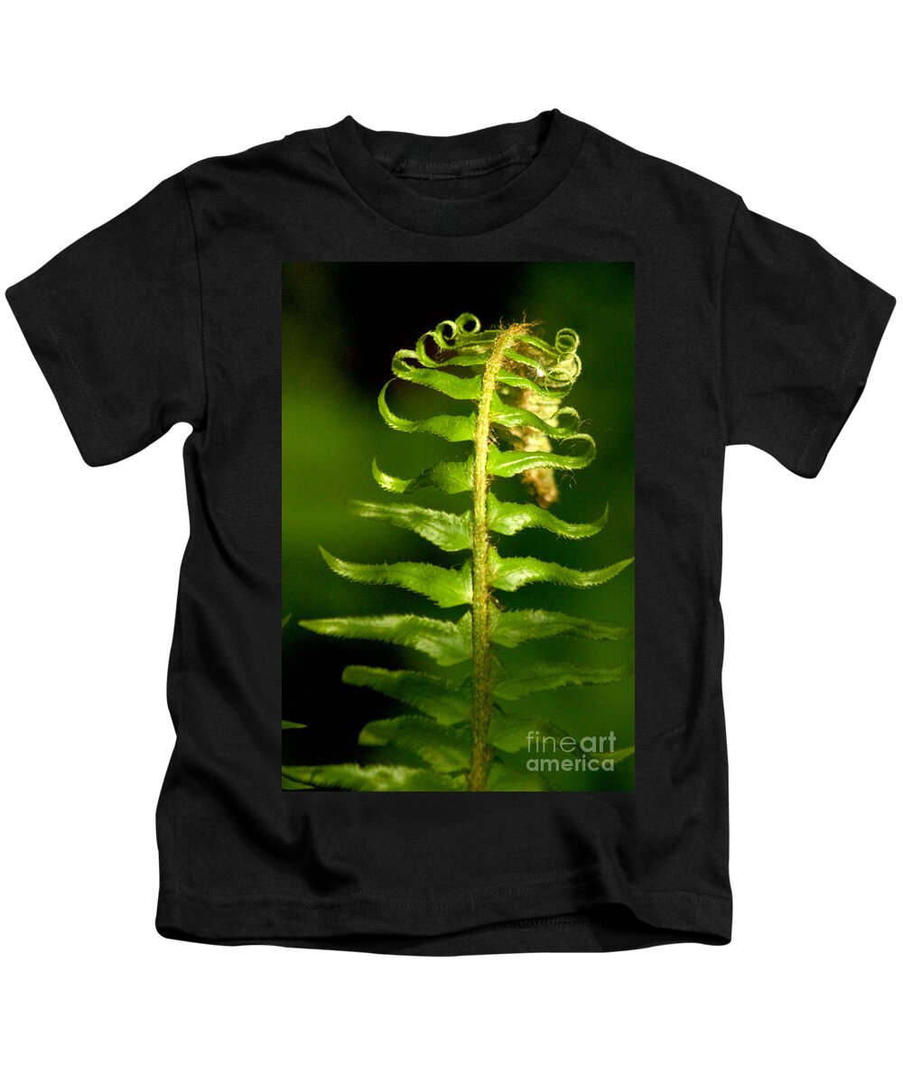 Photography Kids T-Shirt featuring the photograph A Light in the Forest #1 by Sean Griffin
