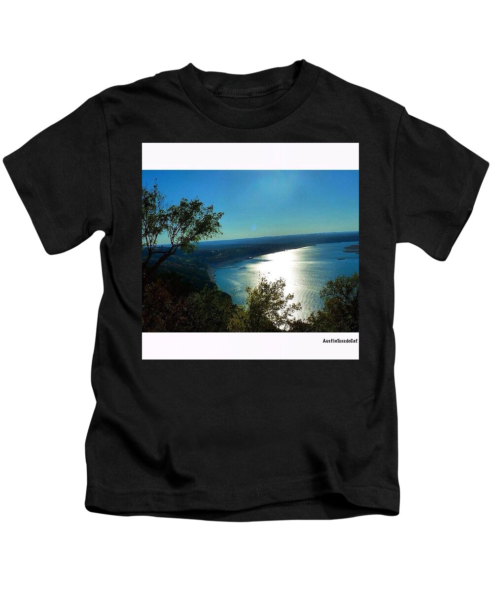 Beautiful Kids T-Shirt featuring the photograph #beautiful #lake Travis. #lakelife #1 by Austin Tuxedo Cat