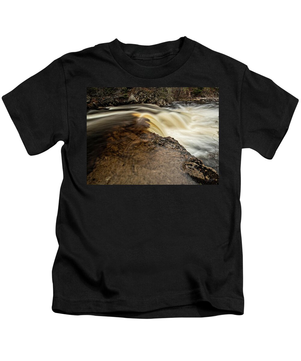 Canada Kids T-Shirt featuring the photograph Flowing by Doug Gibbons