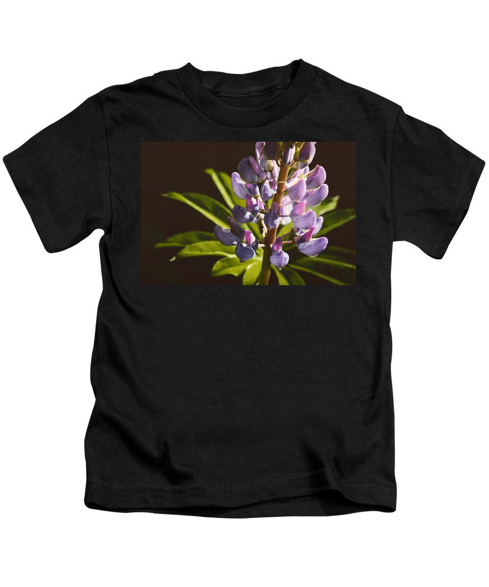 Lupine Kids T-Shirt featuring the photograph Lupines by Holly Ross