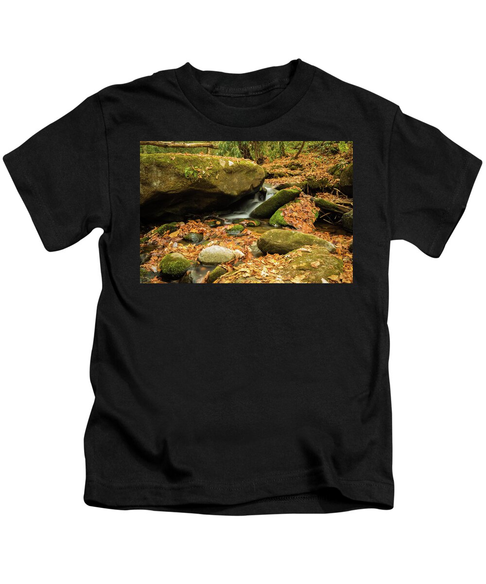 Roaring Fork Kids T-Shirt featuring the photograph Roaring Fork Creek II by George Kenhan