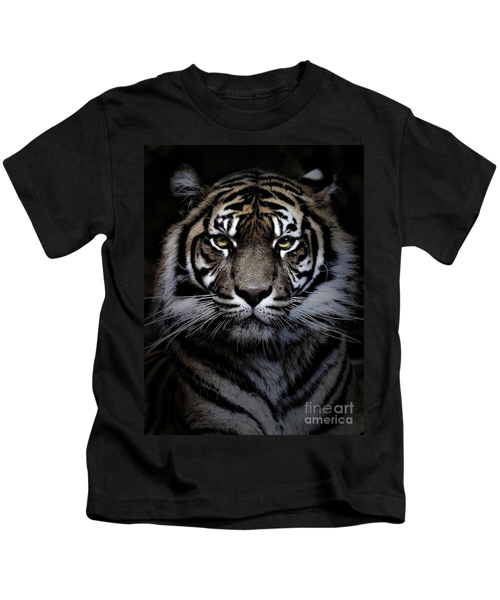 Sumatran Tiger Kids T-Shirt featuring the photograph Sumatran tiger #3 by Sheila Smart Fine Art Photography
